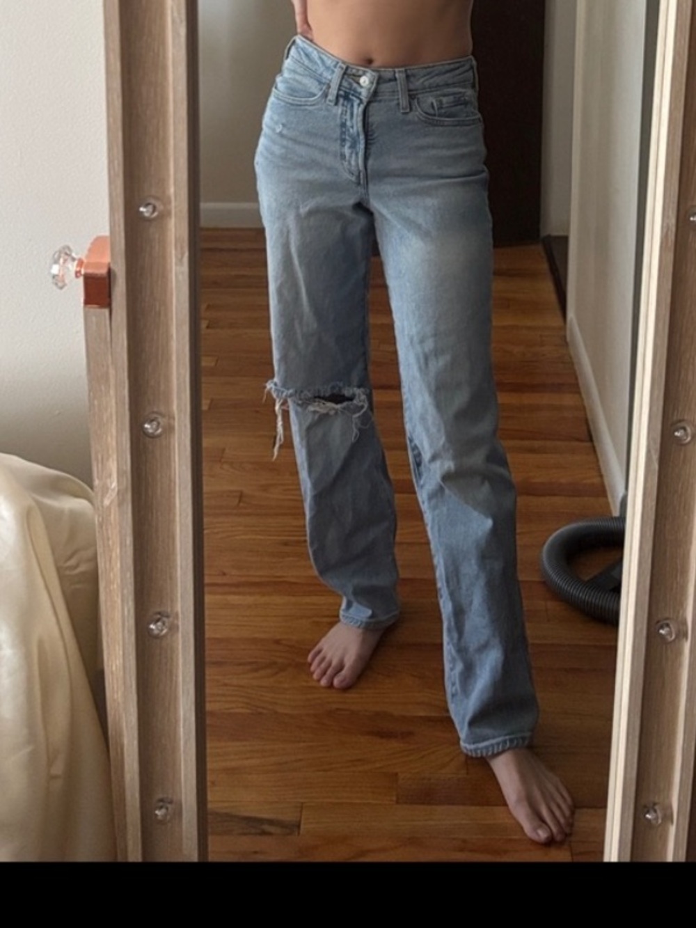 Old Navy Light Wash High-Rise OG Loose Jeans 0